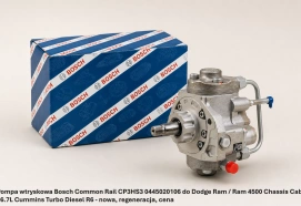 Pompa wtryskowa Bosch Common Rail CP3HS3 0445020106 do Dodge Ram / Ram 4500 Chassis Cab - 6.7L Cummins Turbo Diesel R6 - nowa, regeneracja, cena