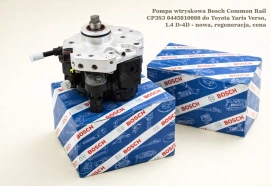 Pompa wtryskowa Bosch Common Rail CP3S3 0445010088 do Toyota Yaris Verso, 1.4 D-4D - nowa, regeneracja, cena