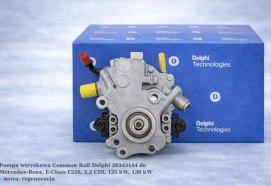 Pompa wtryskowa Common Rail Delphi 28343144 do Mercedes-Benz, E-Class E220, 2.2 CDI, 125 kW, 130 kW – nowa, regeneracja