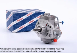 Pompa wtryskowa Bosch Common Rail CP3HS3 0445020170 MAN TGS 18/24/26/28/32/33/35/37/41.480 - D2676 - nowa, regeneracja, cena