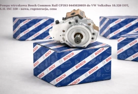 Pompa wtryskowa Bosch Common Rail CP3S3 0445020059 do VW VolksBus 18.320 EOT, 8.3L ISC 320 - nowa, regeneracja, cena