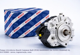 Pompa wtryskowa Bosch Common Rail CP3S3 0445020051 do TEMSA Diamond 14, 10.5 D2066 - nowa, regeneracja, cena