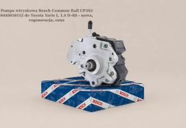 Pompa wtryskowa Bosch Common Rail CP3S3 0445010112 do Toyota Yaris I, 1.4 D-4D - nowa, regeneracja, cena
