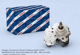 Pompa wtryskowa Bosch Common Rail CP3S3 0445010145 do Mercedes-Benz ML 280 - 350, 3.0 CDI - nowa, regeneracja, cena