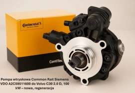 Pompa wtryskowa Common Rail Siemens VDO A2C59511600 do Volvo C30 2.0 D, 100 kW – nowa, regeneracja