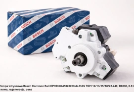 Pompa wtryskowa Bosch Common Rail CP3S3 0445020203 do MAN TGM 12/13/15/18/22.240, D0836, 6.9 l - nowa, regeneracja, cena