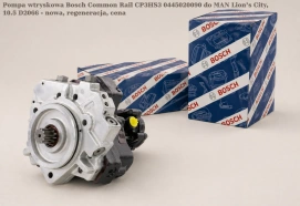 Pompa wtryskowa Bosch Common Rail CP3HS3 0445020090 do MAN Lion’s City, 10.5 D2066 - nowa, regeneracja, cena