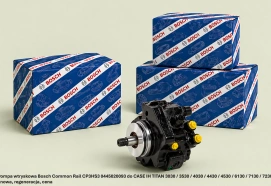 Pompa wtryskowa Bosch Common Rail CP3HS3 0445020093 do CASE IH TITAN 3030 / 3530 / 4030 / 4430 / 4530 / 6130 / 7130 / 7230 - nowa, regeneracja, cena