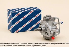 Pompa wtryskowa Bosch Common Rail CP3HS3 0445020106 do Dodge Ram / Ram 2500 - 6.7L Cummins Turbo Diesel R6 - nowa, regeneracja, cena