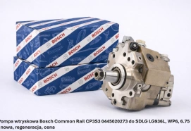 Pompa wtryskowa Bosch Common Rail CP3S3 0445020273 do SDLG LG936L, WP6, 6.75 l - nowa, regeneracja, cena