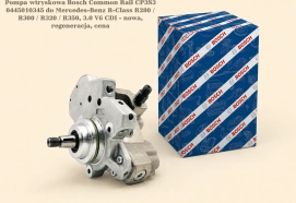 Pompa wtryskowa Bosch Common Rail CP3S3 0445010345 do Mercedes-Benz R-Class R280 / R300 / R320 / R350, 3.0 V6 CDI - nowa, regeneracja, cena