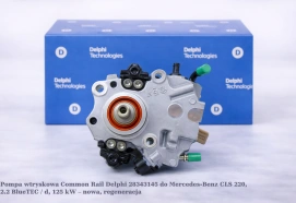 Pompa wtryskowa Common Rail Delphi 28343145 do Mercedes-Benz CLS 220, 2.2 BlueTEC / d, 125 kW – nowa, regeneracja