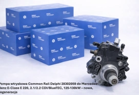 Pompa wtryskowa Common Rail Delphi 28302059 do Mercedes-Benz E-Class E 220, 2.1/2.2 CDI/BlueTEC, 125-130kW– nowa, regeneracja