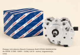 Pompa wtryskowa Bosch Common Rail CP3S3 0445010194 do BMW 3 E90 / E90N - 335d, 3.0 D - nowa, regeneracja, cena