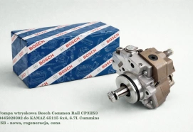 Pompa wtryskowa Bosch Common Rail CP3HS3 0445020302 do KAMAZ 65115 6x4, 6.7L Cummins ISB - nowa, regeneracja, cena