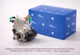 Pompa wtryskowa Common Rail Delphi 28447442 do Mercedes-Benz C-Class (W205) C220, 2.2 BlueTEC / d, 120 kW, 125 kW – nowa, regeneracja