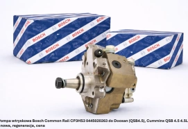 Pompa wtryskowa Bosch Common Rail CP3HS3 0445020263 do Doosan (QSB4.5), Cummins QSB 4.5 4.5L - nowa, regeneracja, cena