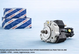 Pompa wtryskowa Bosch Common Rail CP3S3 0445020023 do MAN TGS 33.390 – D2066 – LF02 - nowa, regeneracja, cena