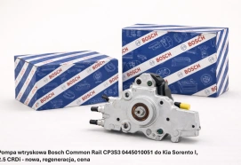 Pompa wtryskowa Bosch Common Rail CP3S3 0445010051 do Kia Sorento I, 2.5 CRDi - nowa, regeneracja, cena