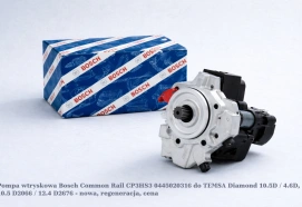 Pompa wtryskowa Bosch Common Rail CP3HS3 0445020316 do TEMSA Diamond 10.5D / 4.6D, 10.5 D2066 / 12.4 D2676 - nowa, regeneracja, cena