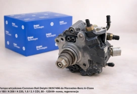 Pompa wtryskowa Common Rail Delphi 28257496 do Mercedes-Benz A-Class A 180 / A 200 / A 220, 1.8 / 2.1 CDI, 80 - 125kW– nowa, regeneracja