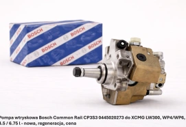 Pompa wtryskowa Bosch Common Rail CP3S3 0445020273 do XCMG LW300, WP4/WP6, 4.5 / 6.75 l