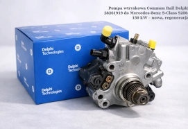 Pompa wtryskowa Common Rail Delphi 28261919 do Mercedes-Benz S-Class S250, 150 kW – nowa, regeneracja