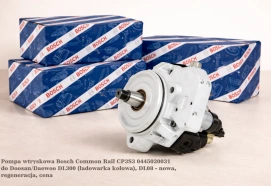 Pompa wtryskowa Bosch Common Rail CP3S3 0445020031 do Doosan/Daewoo DL300 (ładowarka kołowa), DL08 - nowa, regeneracja, cena