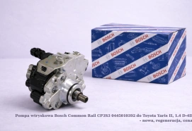 Pompa wtryskowa Bosch Common Rail CP3S3 0445010392 do Toyota Yaris II, 1.4 D-4D - nowa, regeneracja, cena