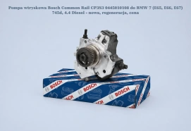 Pompa wtryskowa Bosch Common Rail CP3S3 0445010108 do BMW 7 (E65, E66, E67) 745d, 4.4 Diesel - nowa, regeneracja, cena