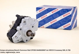 Pompa wtryskowa Bosch Common Rail CP3S3 0445020007 do IVECO Crossway 320, 6.728 - nowa, regeneracja, cena