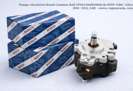Pompa wtryskowa Bosch Common Rail CP3S3 0445010045 do BMW 530d / 530xd (E60 / E61), 3.0d - nowa, regeneracja, cena