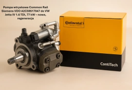 Pompa wtryskowa Common Rail Siemens VDO A2C59517047 do VW Jetta IV 1.6 TDI, 77 kW – nowa, regeneracja