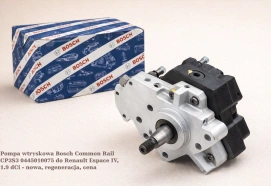 Pompa wtryskowa Bosch Common Rail CP3S3 0445010075 do Renault Espace IV, 1.9 dCi - nowa, regeneracja, cena