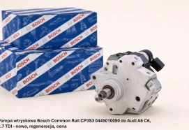 Pompa wtryskowa Bosch Common Rail CP3S3 0445010090 do Audi A6 C6, 2.7 TDI - nowa, regeneracja, cena