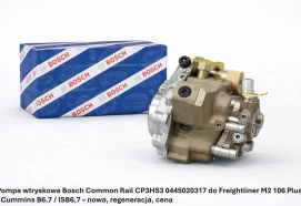 Pompa wtryskowa Bosch Common Rail CP3HS3 0445020317 do Freightliner M2 106 Plus - Cummins B6.7 / ISB6.7 – nowa, regeneracja, cena