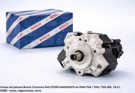 Pompa wtryskowa Bosch Common Rail CP3S3 0445020075 do MAN TGA / TGS / TGX 400, 10.5 l, D2066 - nowa, regeneracja, cena