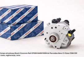 Pompa wtryskowa Bosch Common Rail CP3S3 0445010359 do Mercedes-Benz C-Class C350 CDI - nowa, regeneracja, cena