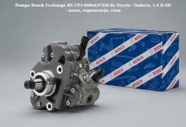 Pompa Bosch Exchange BX CP3 0986437338 do Toyota / Subaru, 1.4 D-4D – nowa, regeneracja, cena