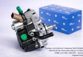 Pompa wtryskowa Common Rail Delphi 28343145 do Mercedes-Benz E-Class E200, 2.2 CDI, 100 kW – nowa, regeneracja
