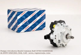 Pompa wtryskowa Bosch Common Rail CP3S3 0445010126 do BMW 635d (E63, E64), 3.0d - nowa, regeneracja, cena