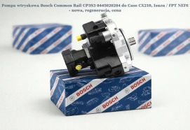 Pompa wtryskowa Bosch Common Rail CP3S3 0445020284 do Case CX210, Isuzu / FPT NEF6 - nowa, regeneracja, cena