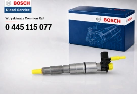 Wtryskiwacz Bosch 0445115077 do BMW 3.0d Common Rail, zakup i regeneracja
