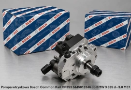 Pompa wtryskowa Bosch Common Rail CP3S3 0445010146 do BMW 3 335 d - 3.0 M57 - nowa, regeneracja, cena