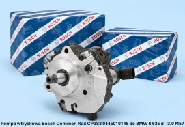 Pompa wtryskowa Bosch Common Rail CP3S3 0445010146 do BMW 6 635 d - 3.0 M57 - nowa, regeneracja, cena