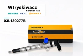 Wtryskiwacz Siemens VDO / Continental 03L130277B do 1.6 TDI – zakup i regeneracja
