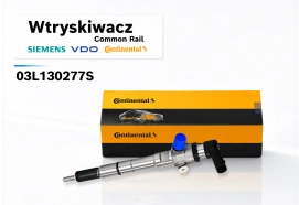 Wtryskiwacz Siemens VDO / Continental 03L130277S Audi Seat Škoda VW 1.6 TDI – zakup i regeneracja