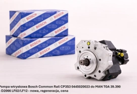 Pompa wtryskowa Bosch Common Rail CP3S3 0445020023 do MAN TGA 39.390 – D2066 LF02/LF12 - nowa, regeneracja, cena