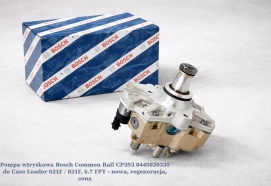 Pompa wtryskowa Bosch Common Rail CP3S3 0445020335 do Case Loader 621F / 821F, 6.7 FPT - nowa, regeneracja, cena