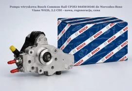 Pompa wtryskowa Bosch Common Rail CP3S3 0445010346 do Mercedes-Benz Viano W639, 2.2 CDI - nowa, regeneracja, cena